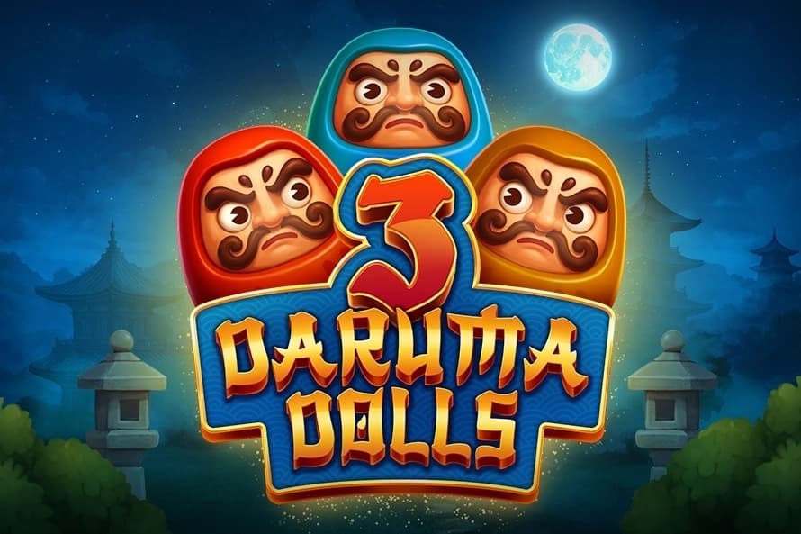 3 Daruma Dolls