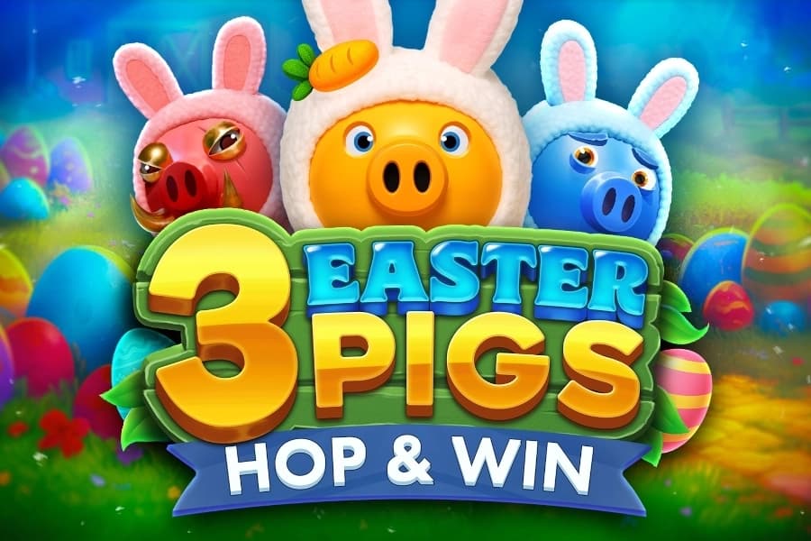 3 Easter Pigs Hop & Win